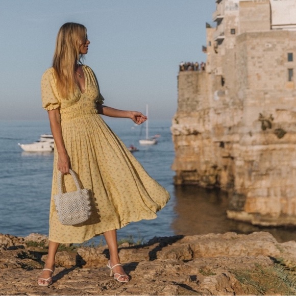 Spell and the Gypsy Ditsy Dress in lemonade - Picture 3 of 9